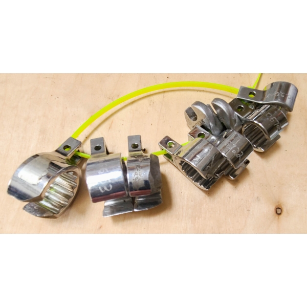 9 PC PROTO 3/8" DRIVE CROWFOOT SOCKETS 