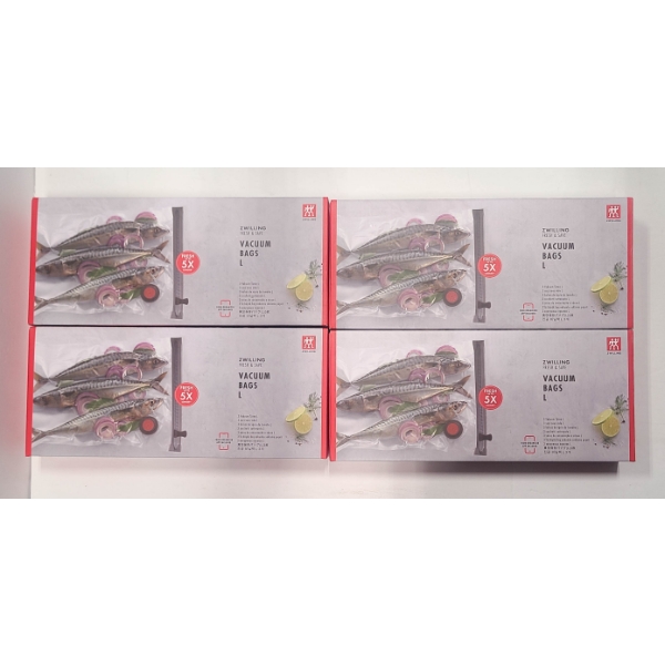 12 LARGE ZWILLING FRESH & SAVE FOOD VACUUM BAGS