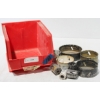 Image 1 : ASST. HOLE SAWS W/ PARTS BIN