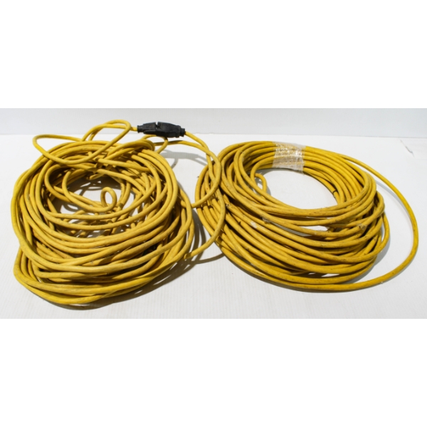 2 X 50 FT HEAVY DUTY EXTENSION CORDS