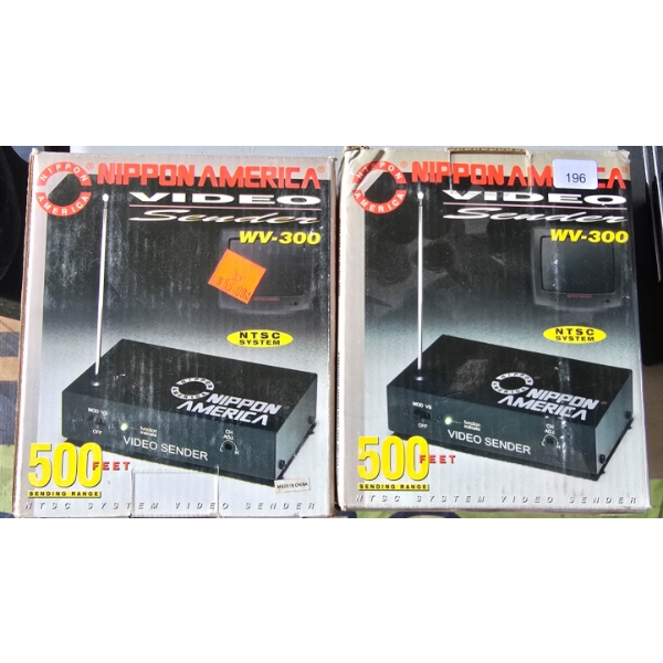 TWO NIPPON AMERICAN VIDEO SENDER, 500FT