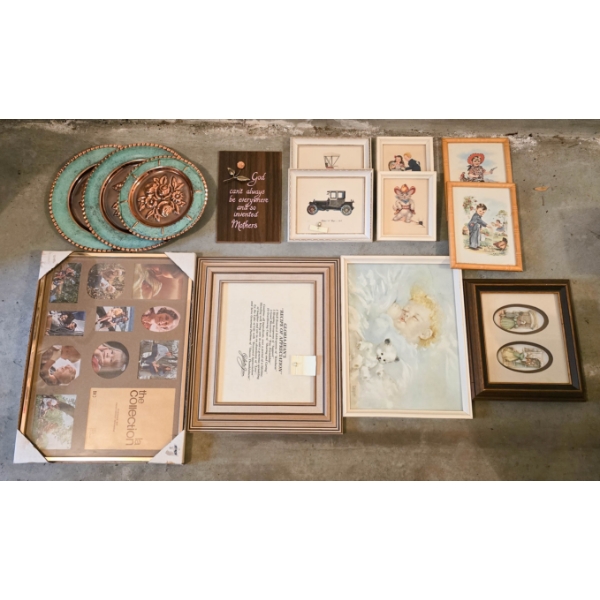 ASSORT. WALL ART AND FRAMES