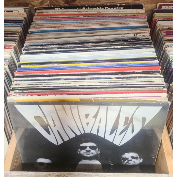 50+ VINTAGE ESTATE LP RECORDS CANIBALES ETC.