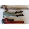 Image 2 : ASSORT. TOOLS INC. RIDGED PIPE WRENCH, JIG SAW, SOLDERING KIT AND MORE