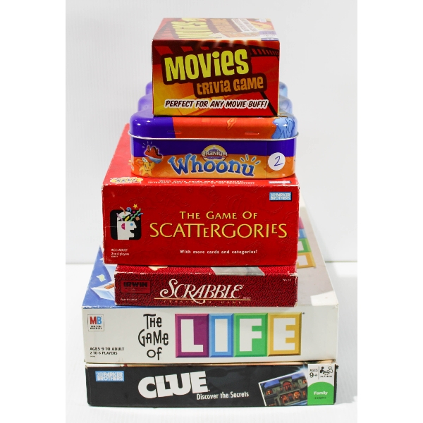 6 ASST. BOARD GAMES