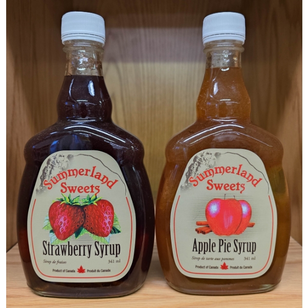 SUMMERLAND APPLE PIE & STRAWBERRY SYRUPS