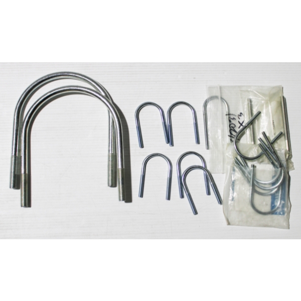 14 NEW FASTENAL U-BOLTS - ASST. SIZES