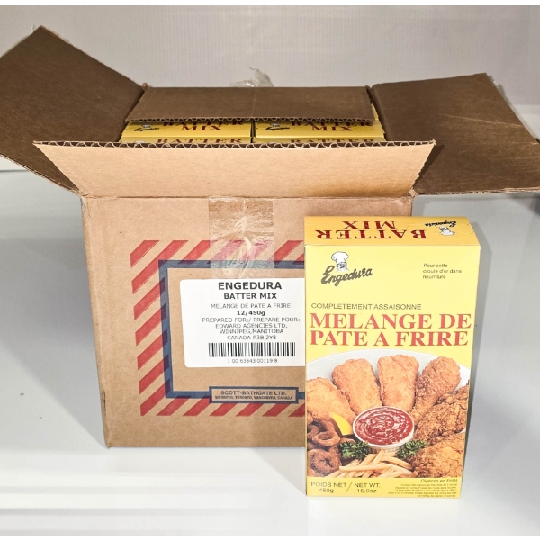 CASE OF 12 ENGEDURA BATTER MIX 