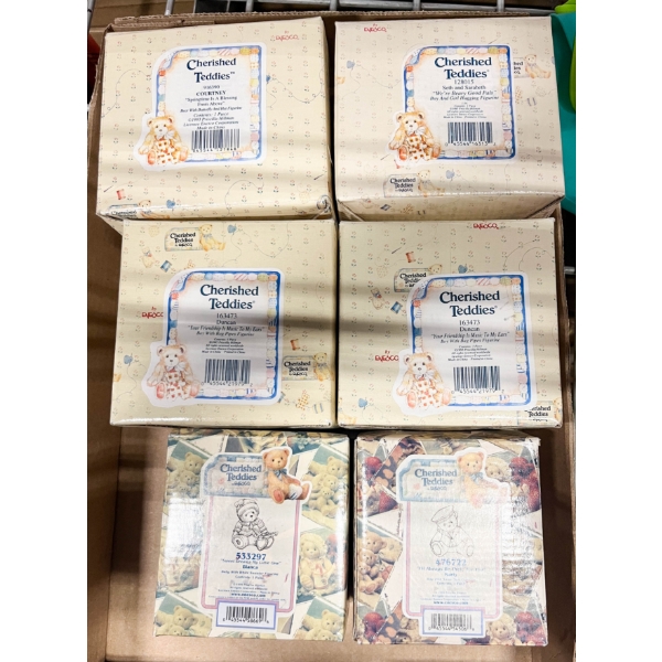 6 NEW CHERISHED TEDDIES FIGURINES 163473 ETC.