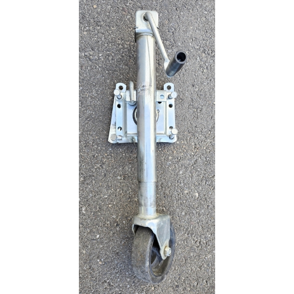 1000LB TRAILER JACK W/ HARD PLASTIC WHEEL