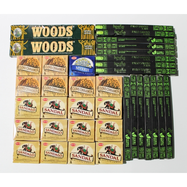 HEM & PALO SANTO & RUE INCENSE 