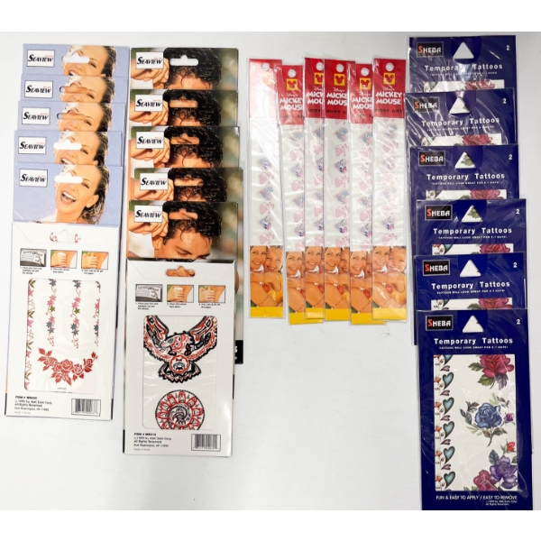 24 ASST TEMPORARY TATTOOS