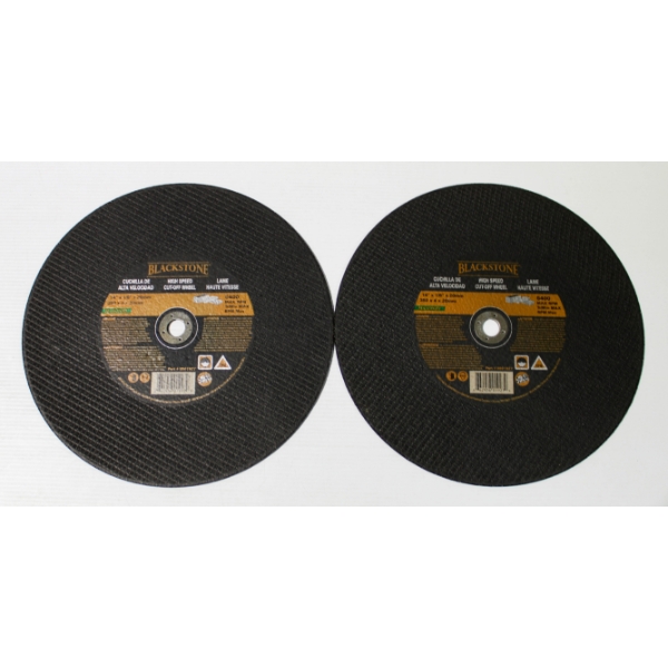 2 NEW 14" BLACKSTONE HIGH SPEED MASONRY CUT OFF WHEEL