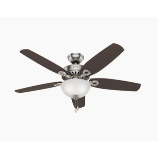 HUNTER CEILING FAN W/ LIGHT BUILDER DELUXE - 53090