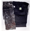 Image 1 : FIVE PAIRS OF BLACK CHEF WEAR PANTS SIZE 32