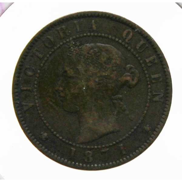 1871 PRINCE EDWARD ISLAND LARGE PENNY
