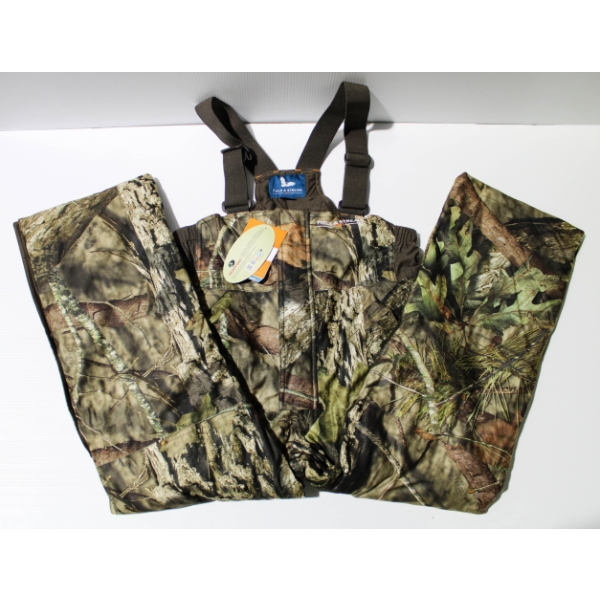 NEW CAMO BIB OVERALLS YOUTH FIELD & STREAM MOSSY OAK