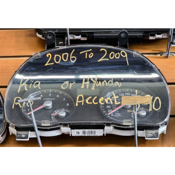 SALVAGE DASHBOARD FOR 2006-2009 KIA RIO