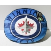 Image 1 : WINNIPEG JETS NHL 16" ROUND PUCK CUSHION