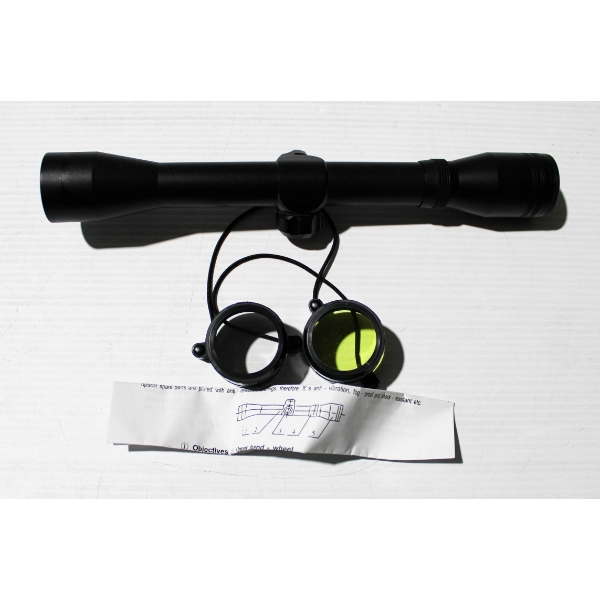 4 X 32 RIFLE SCOPE W/ END CAPS