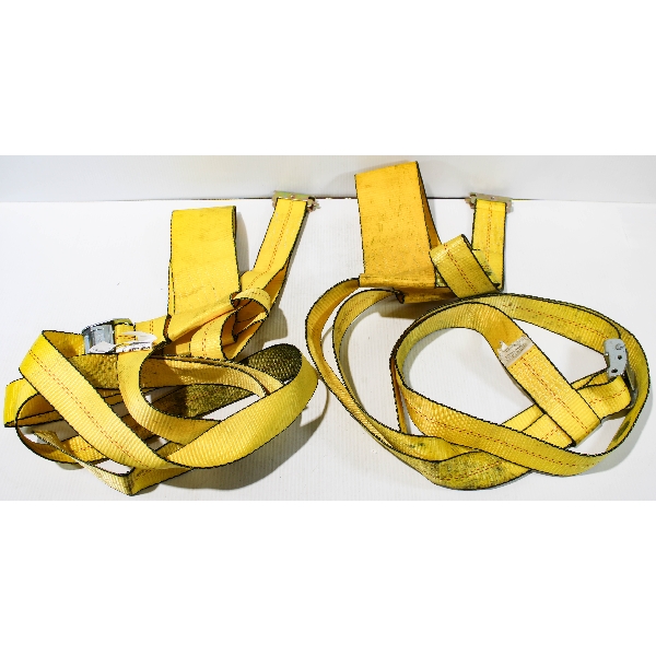 2 ERIKSON HEAVY DUTY TIRE TIE DOWNS