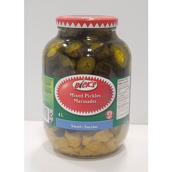 4L BICK'S SWEET MIXED PICKLES