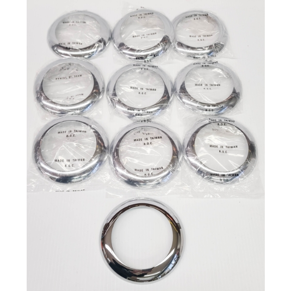 10 NEW 4" CHROME DECORATIVE TRAILER / DECK TRIM