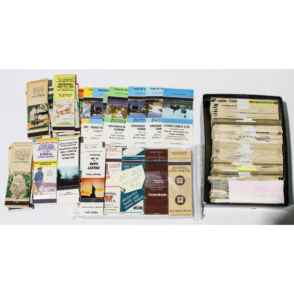 200+ VINTAGE MATCHBOX ADVERTISING COVERS