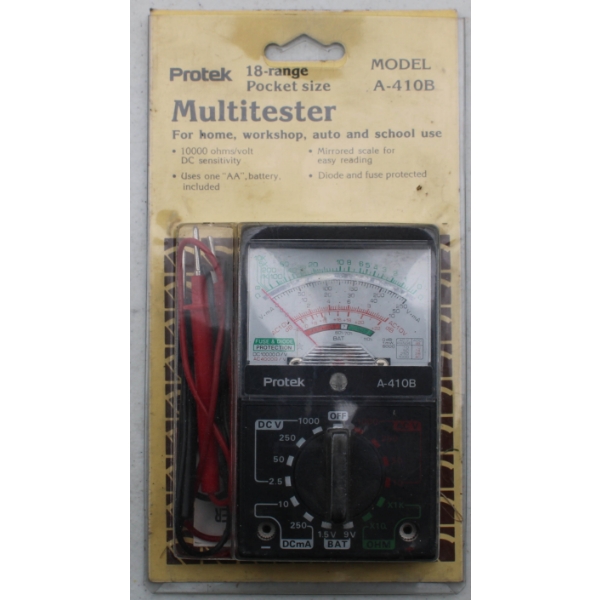 PROTEK A-410B MULTITESTER 