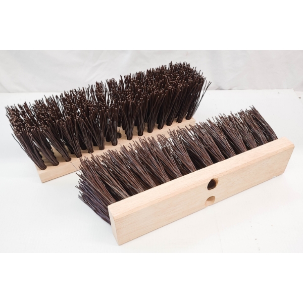 2 X 16" STIFF BRISTOL SHOP BROOM HEADS