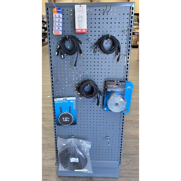 LOT OF ASSORT. HMDI, COMPONENT VIDEO CABLES & MORE