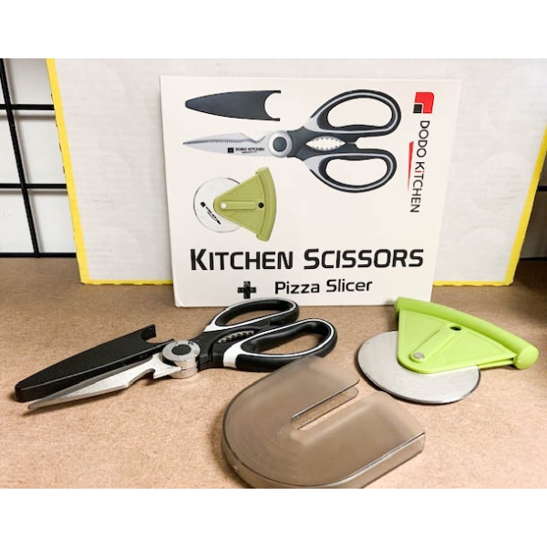 NEW DODO HIGH QUALITY KITCHEN SCISSORS & PIZZA SLICER