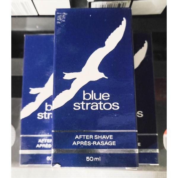 3 X 50ML MEN'S BLUE STRATOS AFTER SHAVE