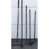 Image 1 : 5 ASST. LAWN TOOLS - RAKES & HOES
