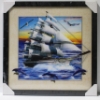 Image 1 : 3D LENTICULAR FRAMED HOLOGRAM WALL ART - SAILING BOAT