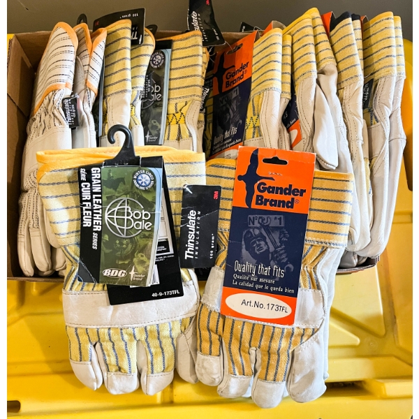 10 PR ASST INSULATED WORK GLOVES L- XL BOB DALE ETC