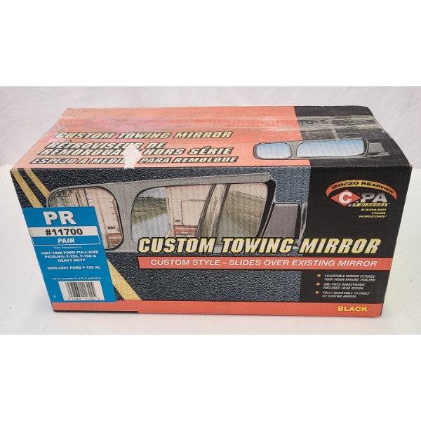 PAIR FORD FULL SIZE PICK UP TOWING MIRROR SLIDE OVER