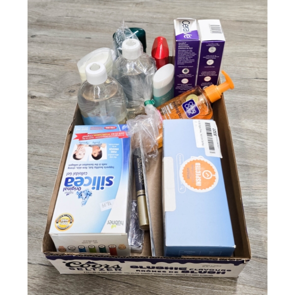 ASSORTED SKIN CARE AND BEAUTY PRODUCTS