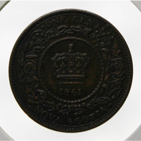 1861 VICTORIAN NOVA SCOTIA LARGE PENNY