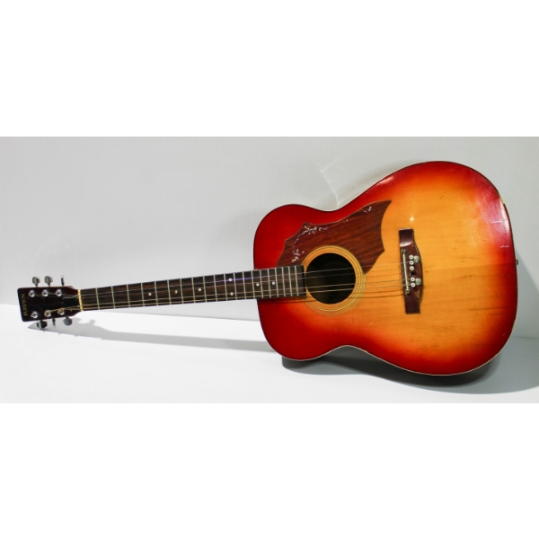 VINTAGE RAVEN SUNBURST ACOUSTIC GUITAR