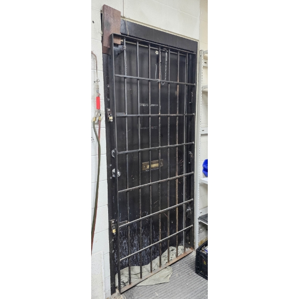 HEAVY DUTY CAGE STYLE SECURITY DOOR