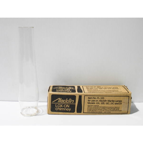  ALADDIN LOX-ON LAMP CHIMNEY R-103 - VINTAGE NEW