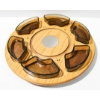Image 1 : 16"D LAZY SUSAN SNACK TRAY