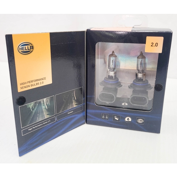 HELLA 9006 XENON HEADLIGHTS BULB SET - 12V 55W