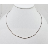 Image 1 : 10K WHITE GOLD 20" NECKLACE