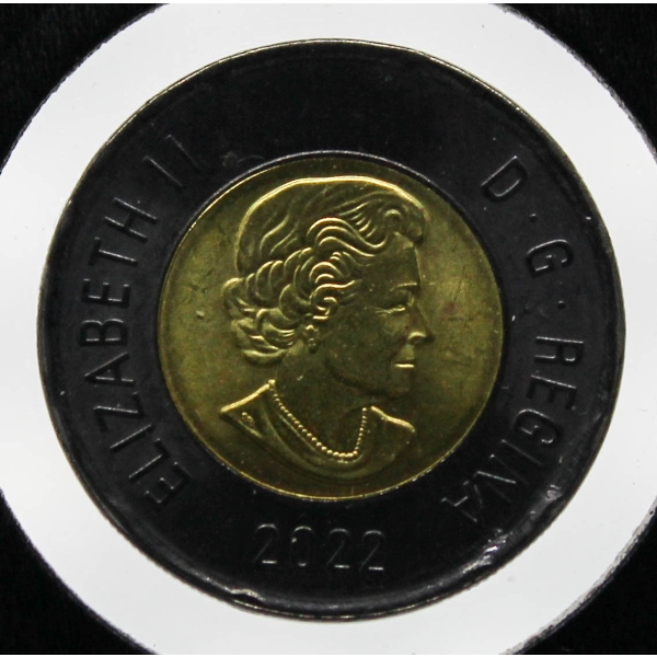 2022 CH/BU MEMORY OF QUEEN LIZ II $2 COIN