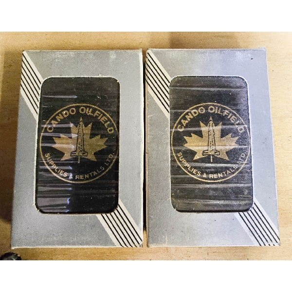 2PKS NEW CANDO OILFIELD PLAYING CARDS