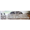 Image 1 : PINWHEEL CRYSTAL TABLE SERVING SET