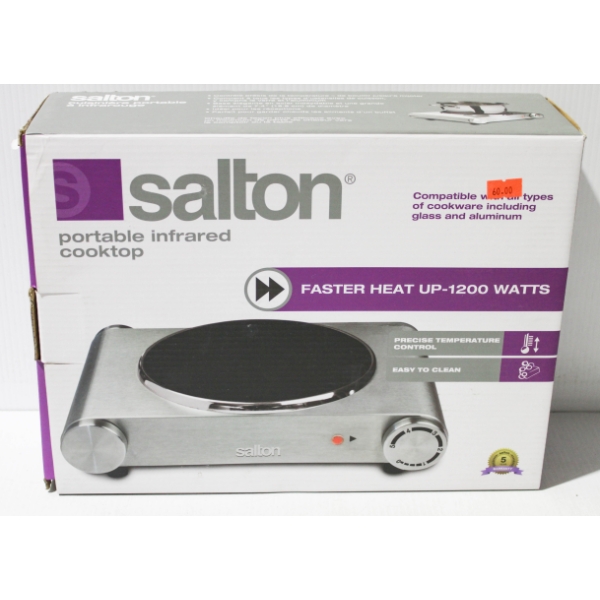 SALTON PORTABLE INFRARED COOKTOP