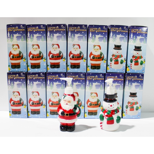  15 NEW CHRISTMAS HOLIDAY LOTION OR SOAP DISPENSERS